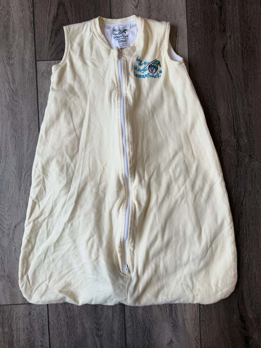 Baby Merlin's Magic DreamSack Size Small Yellow Sleep Sack